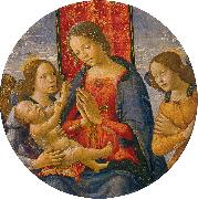 Mainardi, Sebastiano Virgin Adoring the Child with Two Angels Germany oil painting reproduction